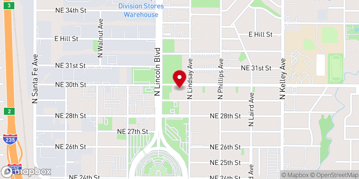 Map showing location of Plainview Missionary Baptist Church
