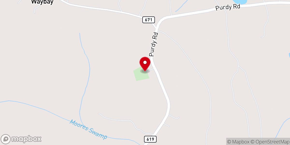 Map showing location of Grace Church