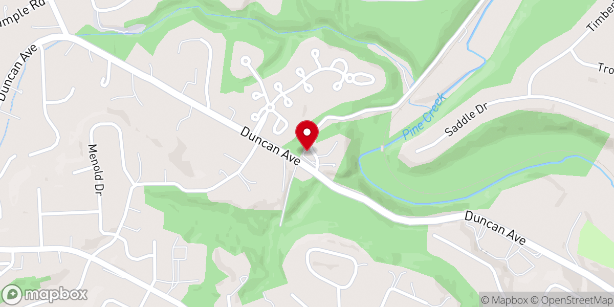 Map showing location of Saint John the Baptist Orthodox Church