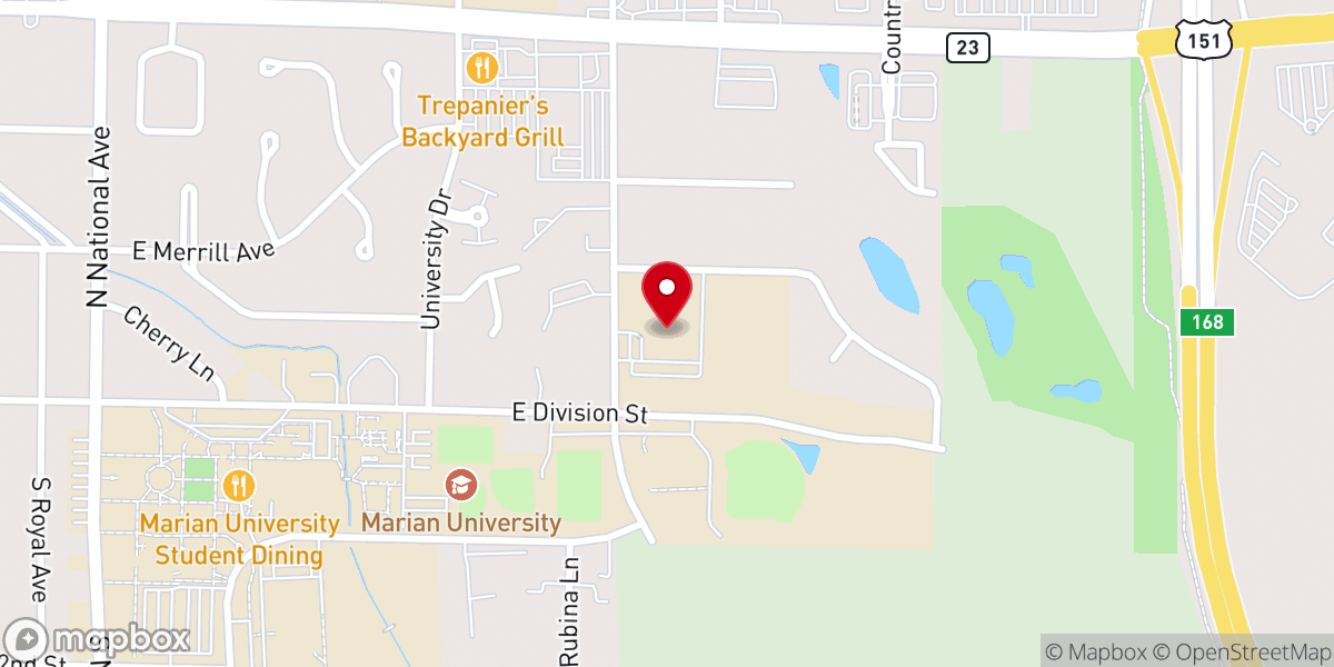 Map showing location of Haugly David L