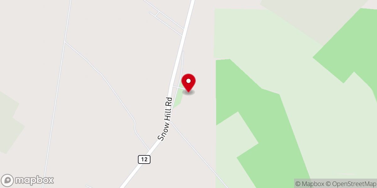 Map showing location of Coolspring United Methodist Church