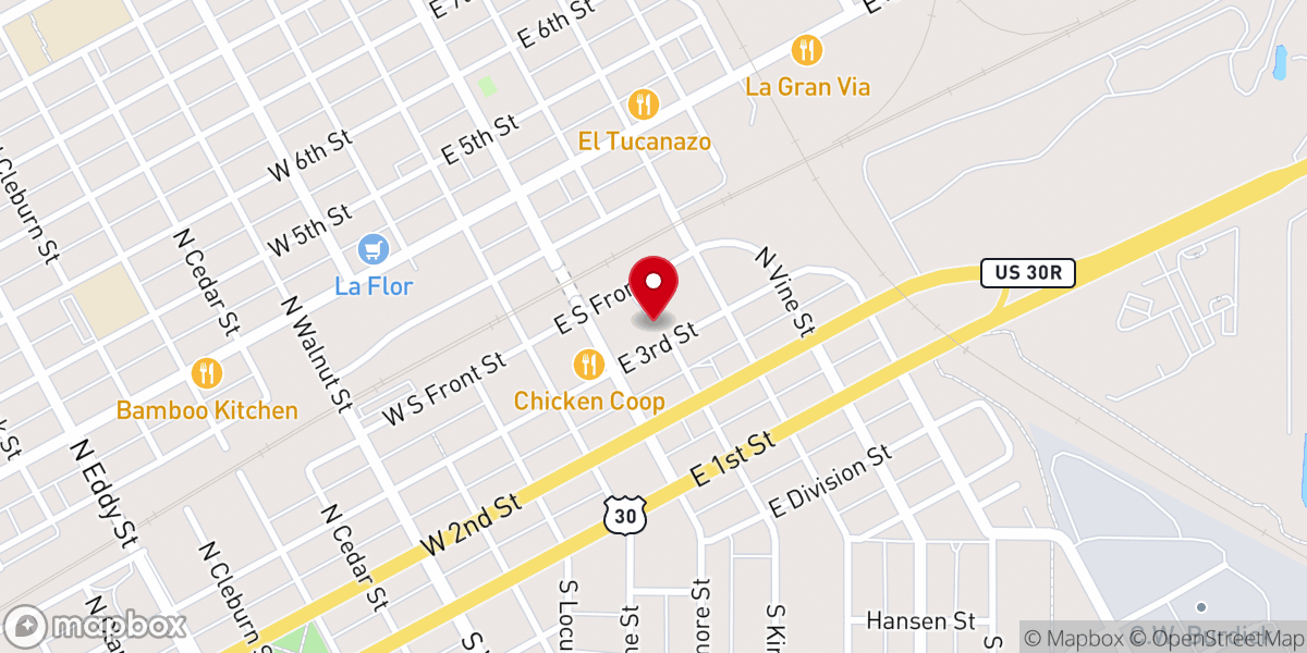 Map showing location of Lighthouse Fellowship Worship