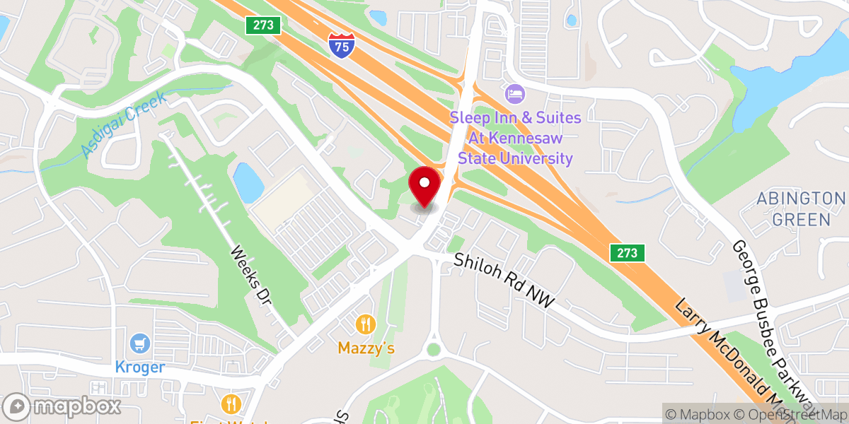Map showing location of Mt Zion Ame