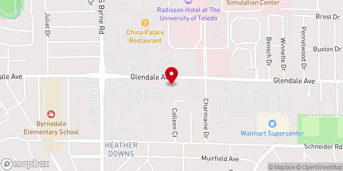 Map showing location of New Psalmist Church