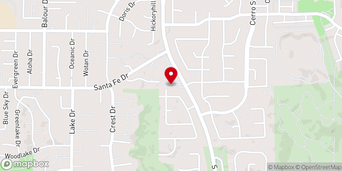Map showing location of AA Homegroup (St. Marks Lutheran Church)