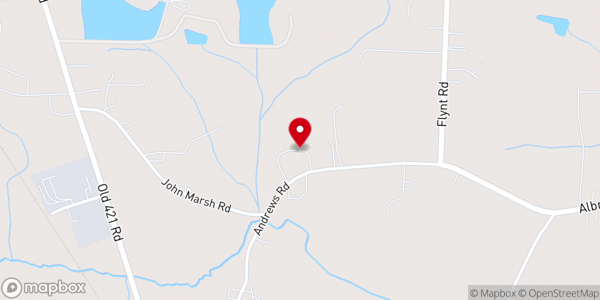 Map showing location of The Roost At Butler Farm
