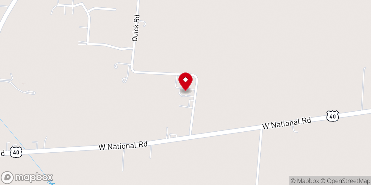 Map showing location of Grace Fellowship Church