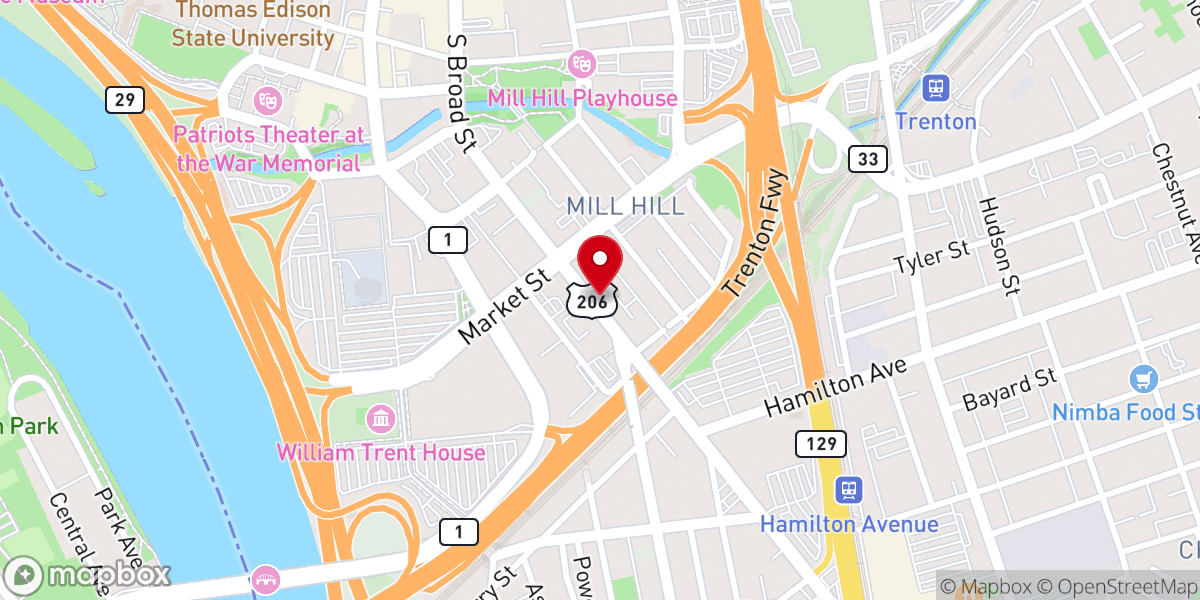 Map showing location of In Christ Jesus Deliverance Ministry