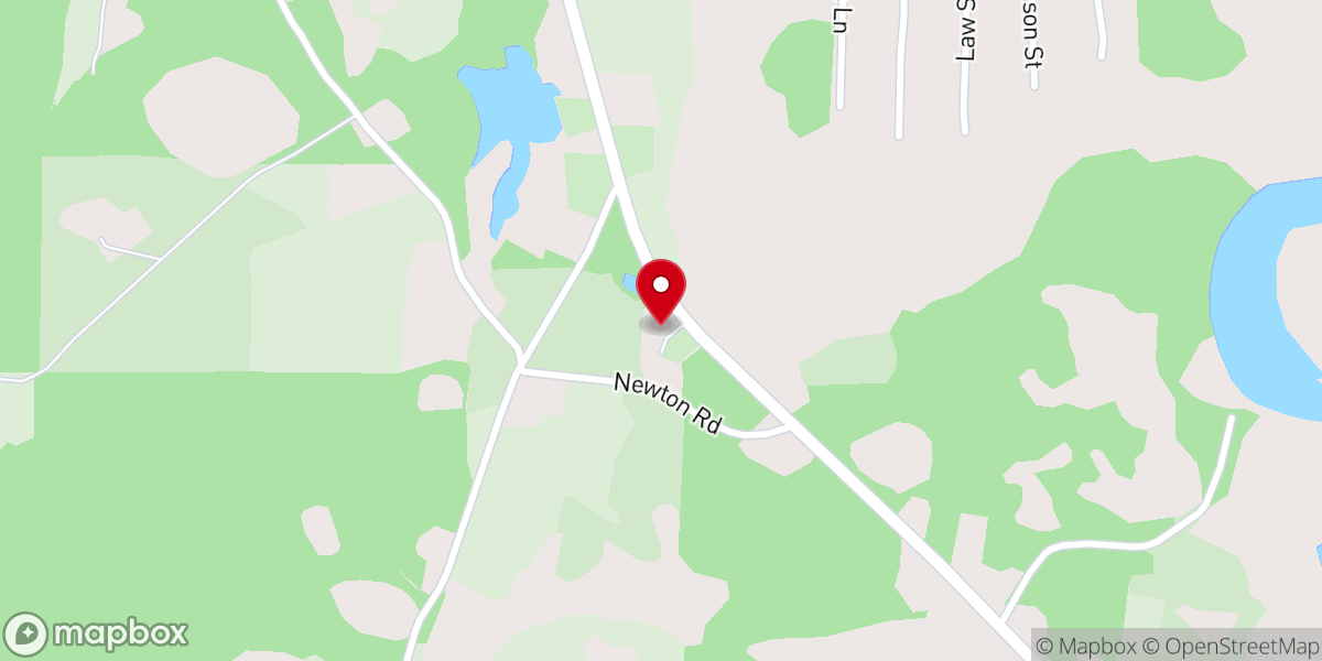 Map showing location of Evergreen Missionary Baptist Church