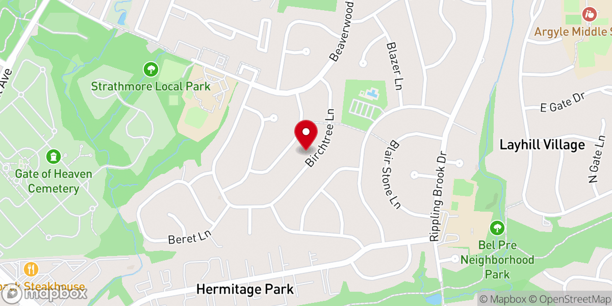 Map showing location of Grace Korean Church