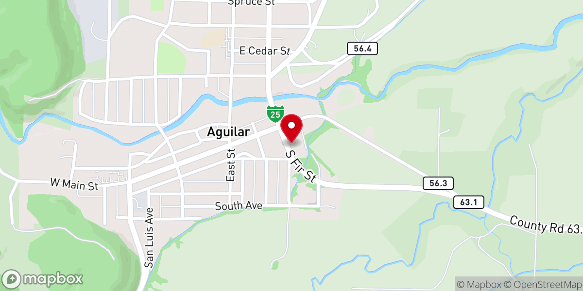 Map showing location of St Anthony's Catholic Church