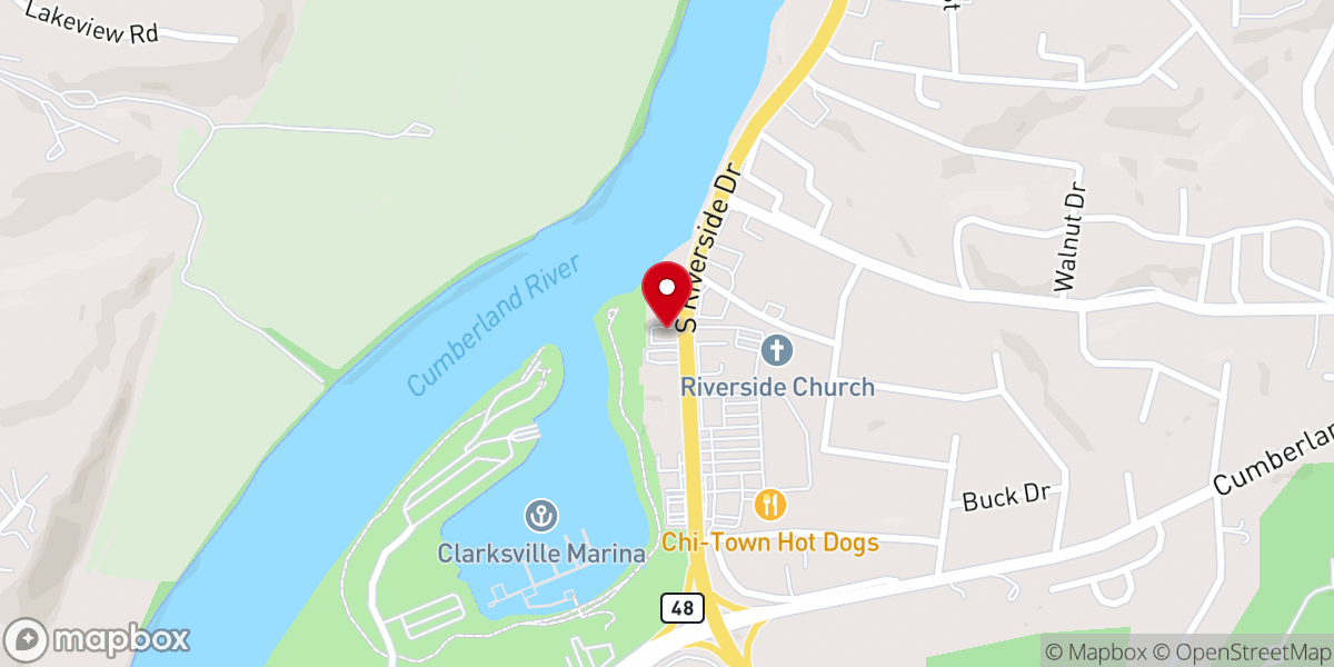 Map showing location of Heartland of Pentecost