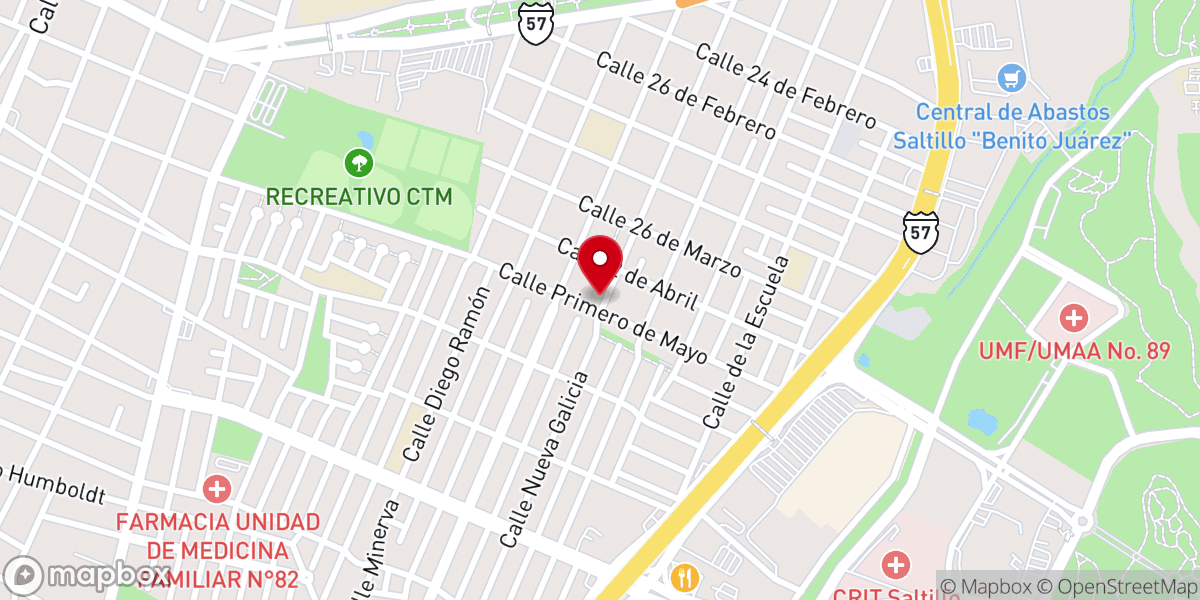 Map showing location of Eliacim