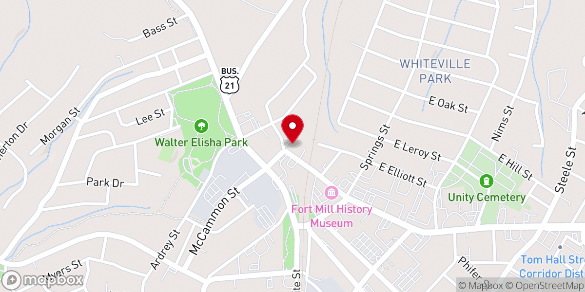 Map showing location of The Clebourne House