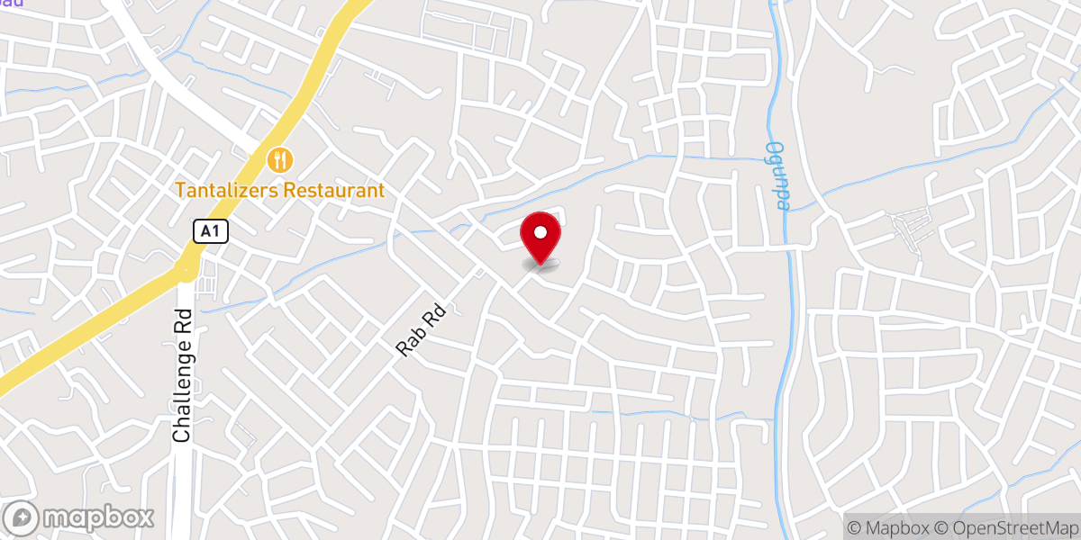 Map showing location of Living Faith Church Akala Express