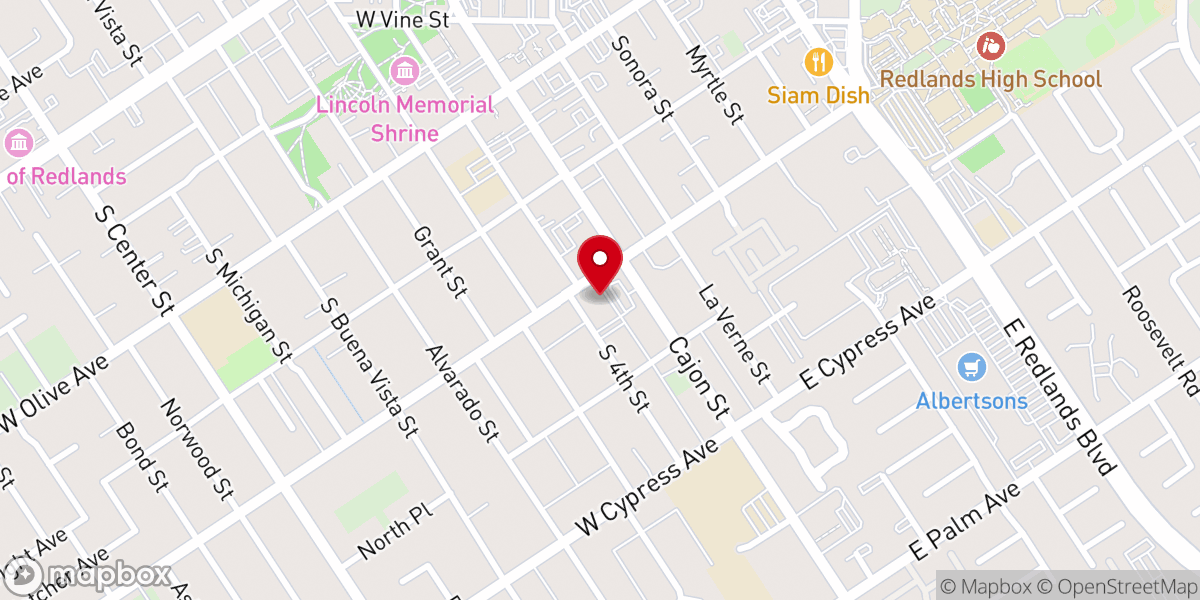Map showing location of Trinity Episcopal Church