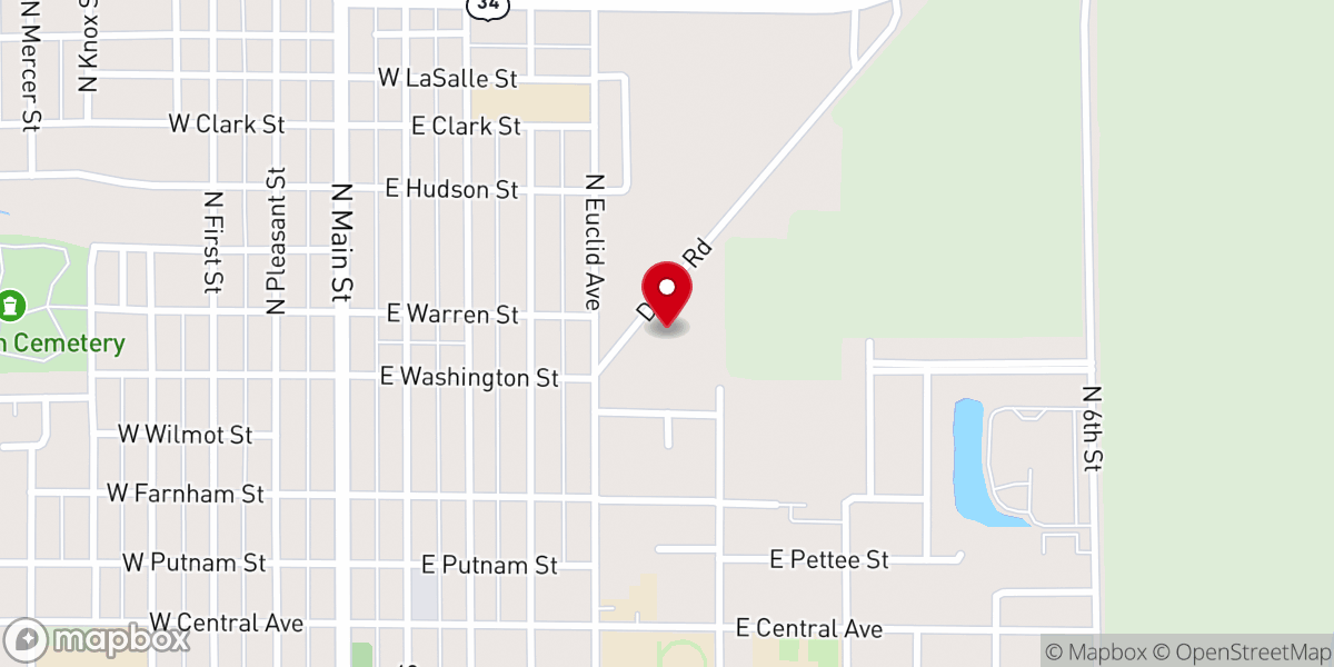 Map showing location of St Matthews Lutheran Church