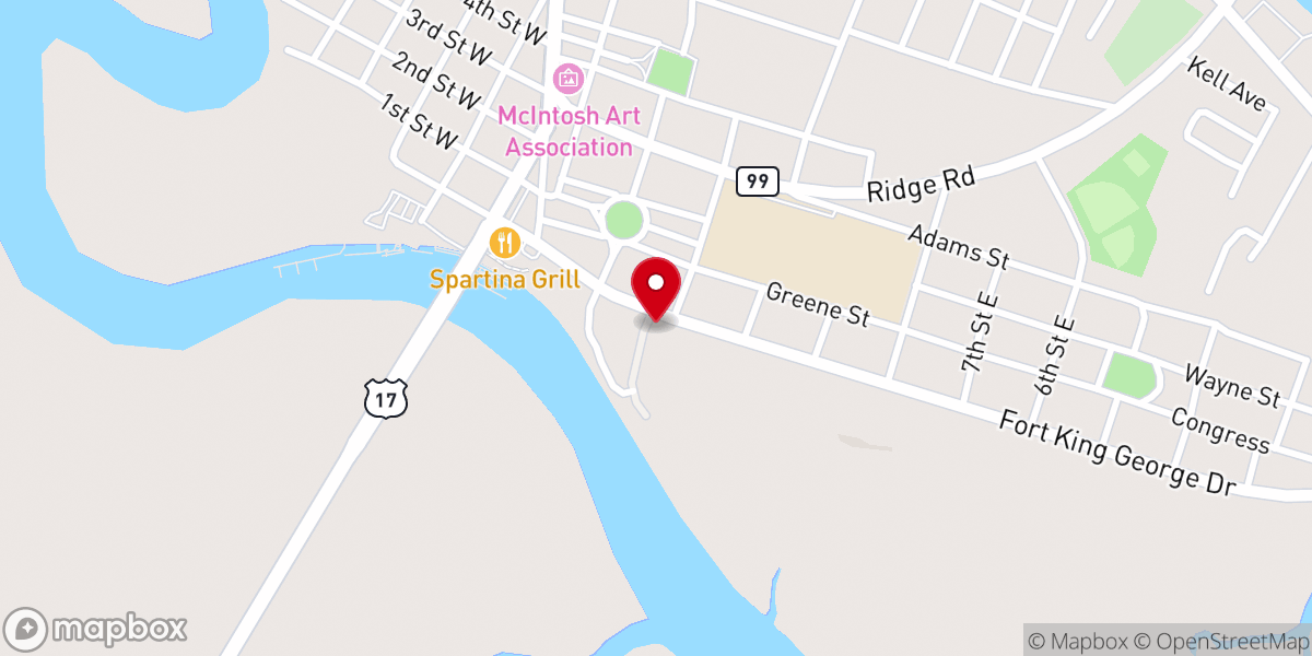 Map showing location of Saint Cyprians Church