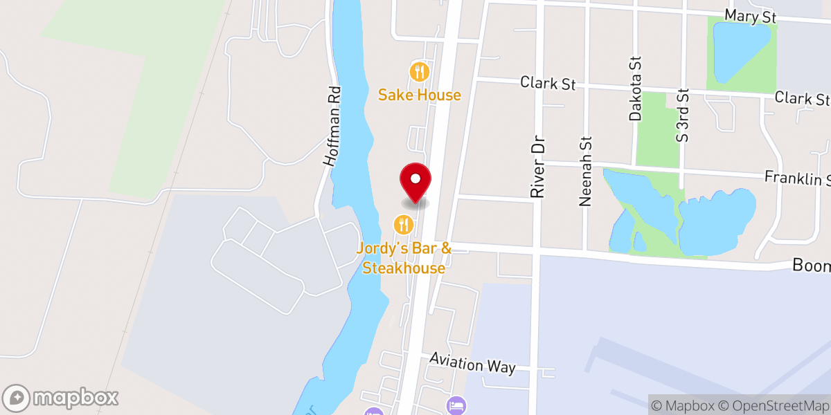 Map showing location of Summit Credit Union
