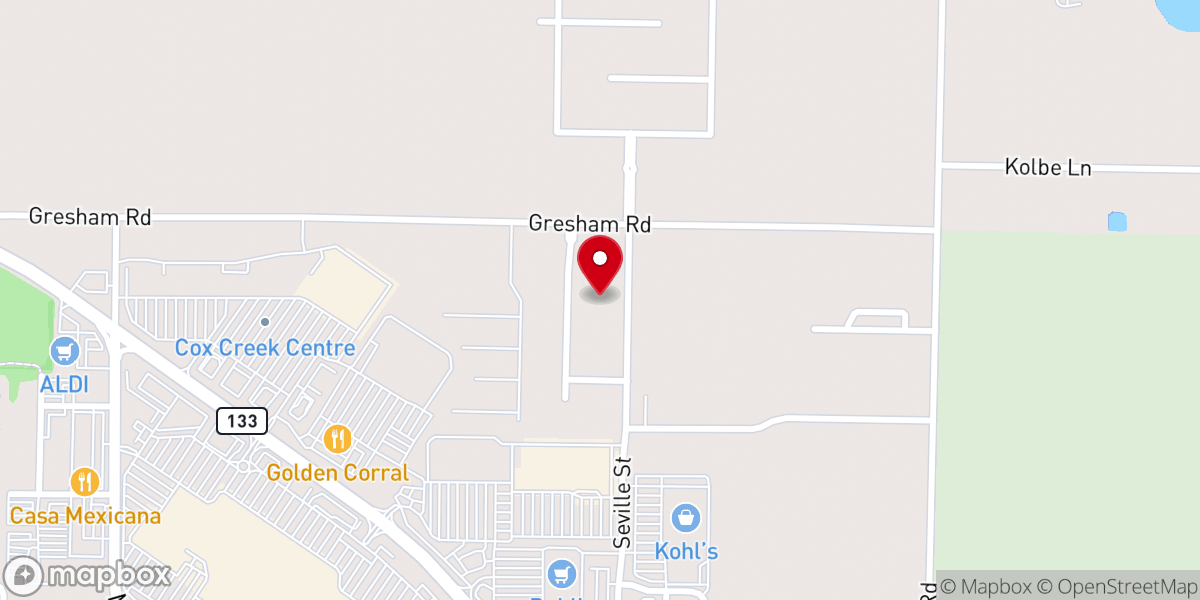 Map showing location of Grace House