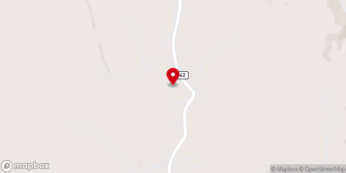 Map showing location of Jacksonhills Church