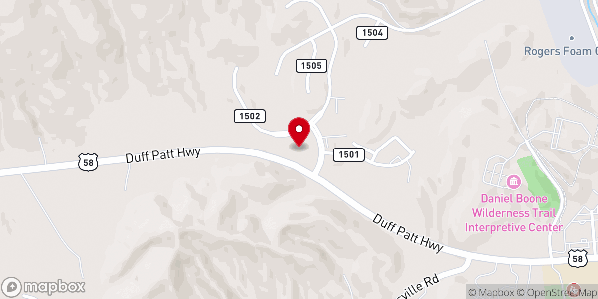 Map showing location of Ridgecrest Manor Nursing and Rehabilitation
