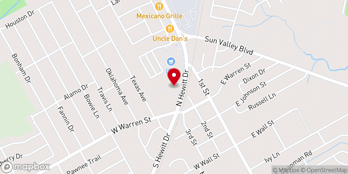 Map showing location of Christ Our Refuge Lutheran Church