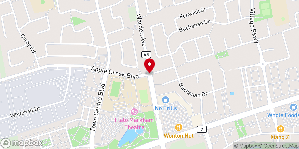 Map showing location of Markham Community of America Inc