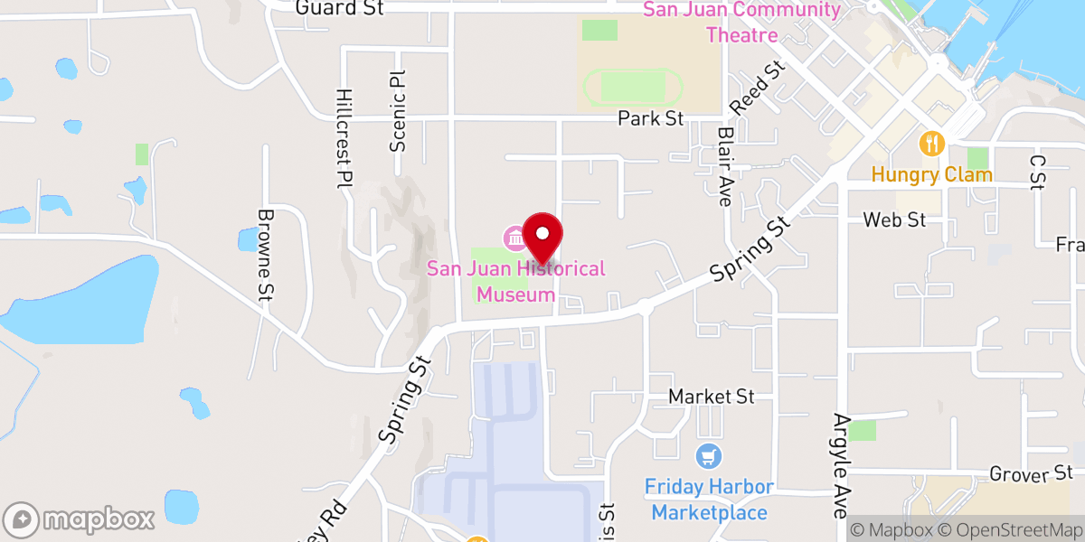 Map showing location of St Francis Parrish