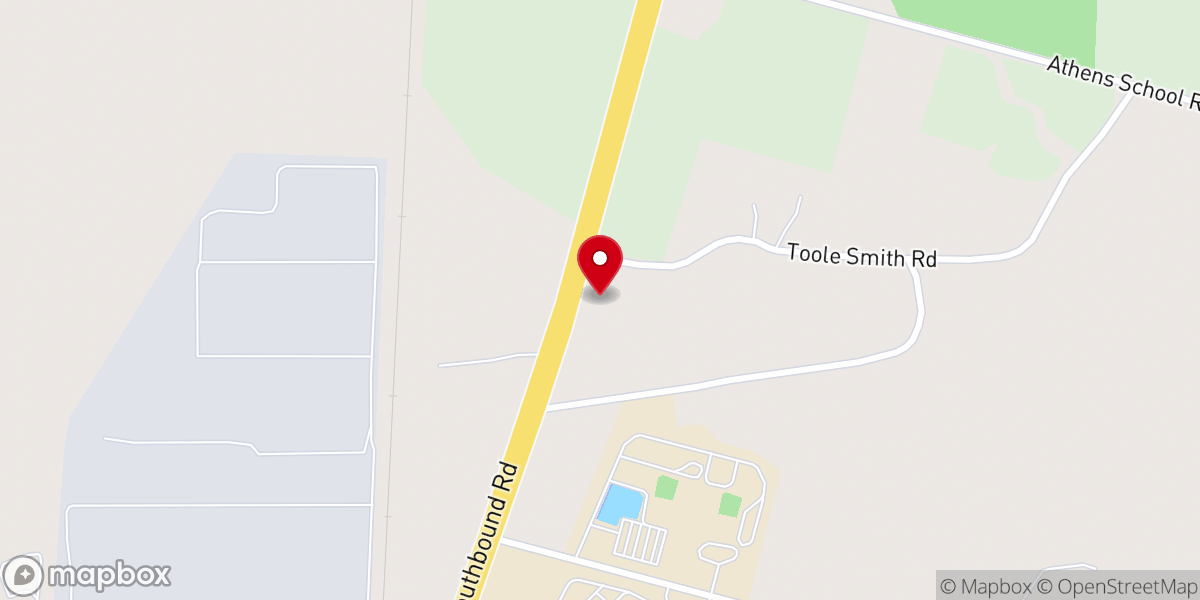Map showing location of Abundant Life Christian Center