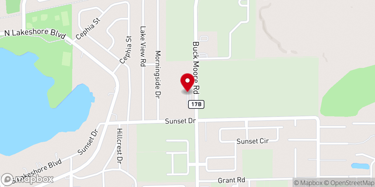 Map showing location of Christ's Church On the Move