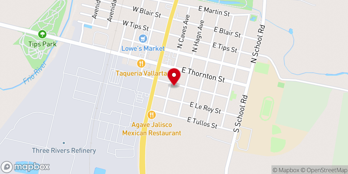 Map showing location of First United Methodist Church