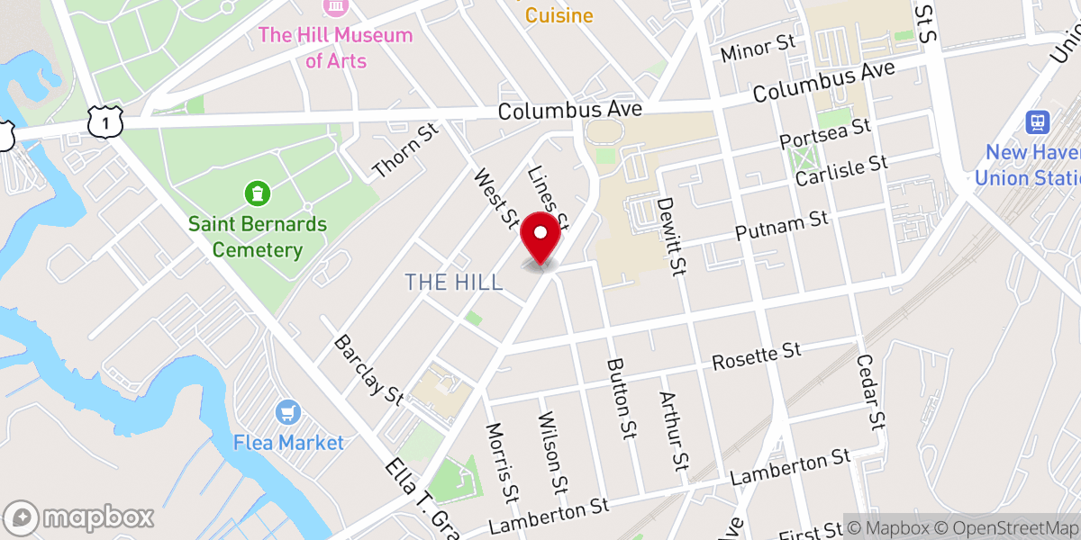 Map showing location of Christ Delivers Church