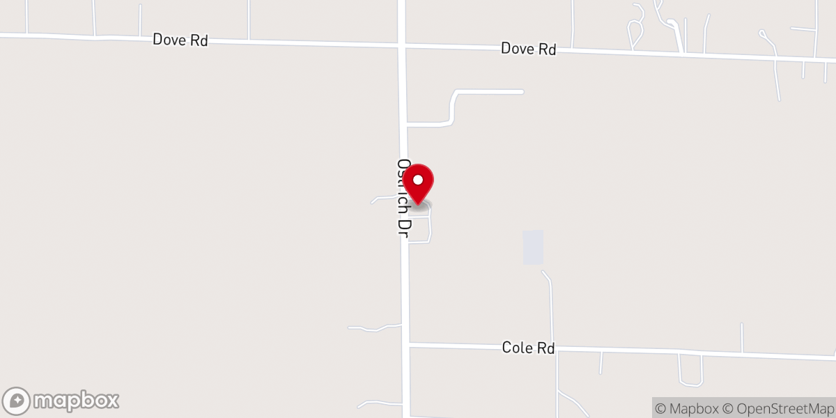 Map showing location of Washington Christian Church