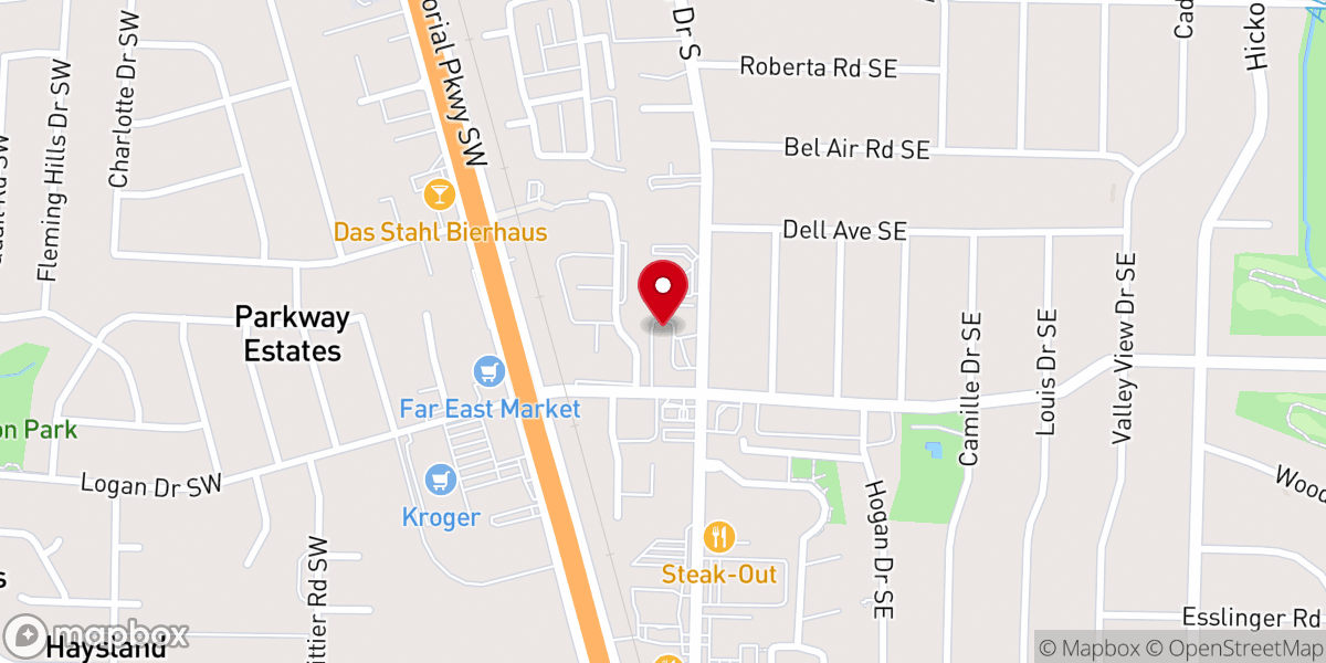 Map showing location of Cornerstone Community Church