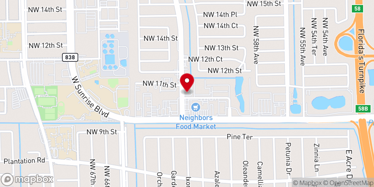 Map showing location of New Life SDA Church