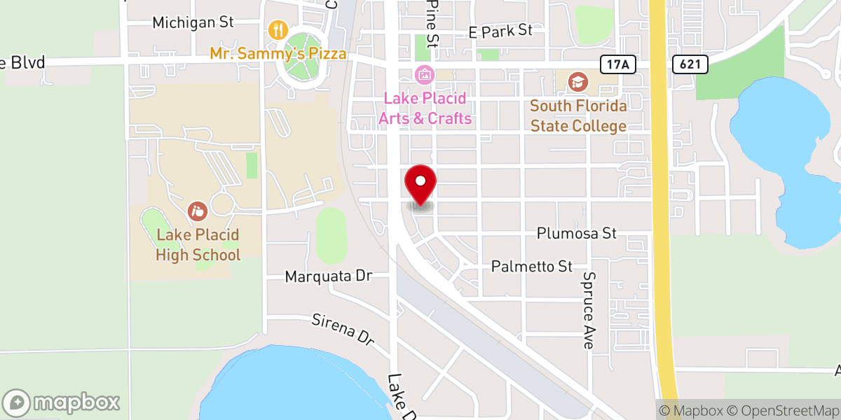 Map showing location of Better Living Community Center
