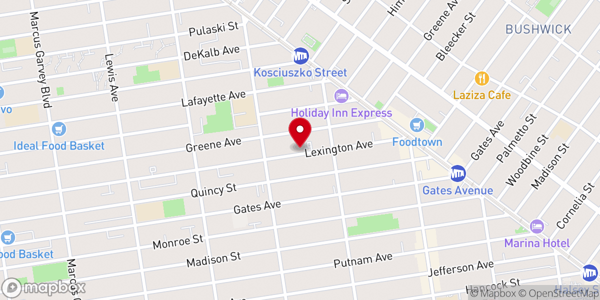 Map showing location of Bread of Life Pentecostal Ministries Inc