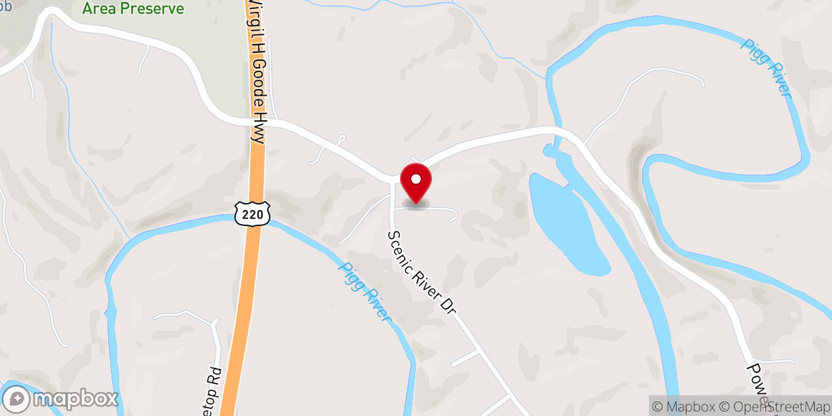 Map showing location of Faith Temple