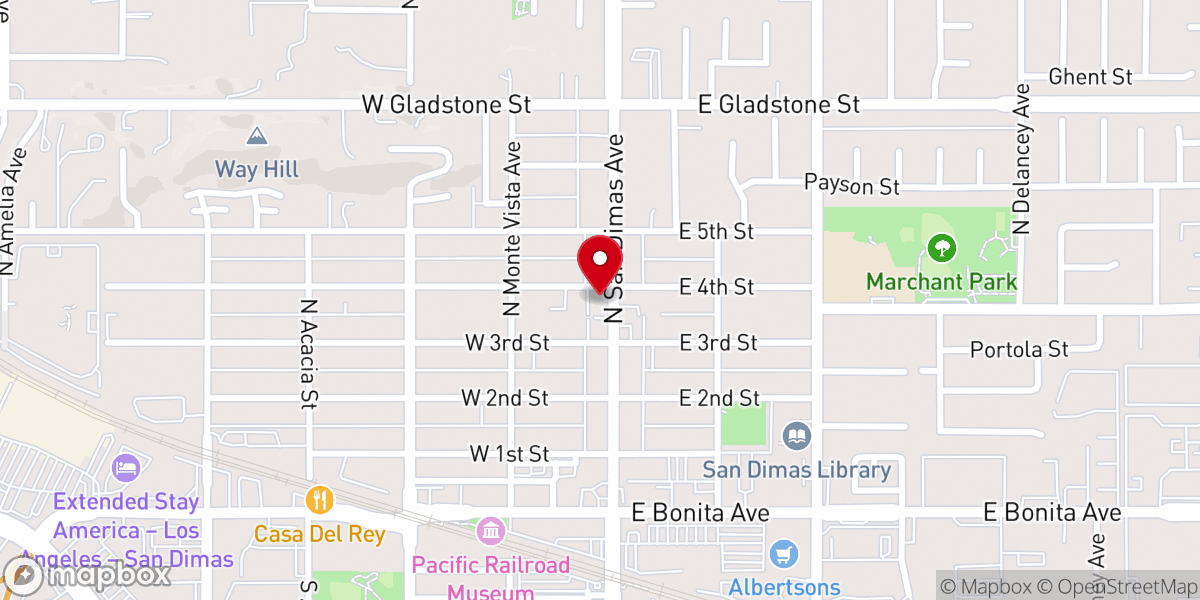 Map showing location of Our Community Network