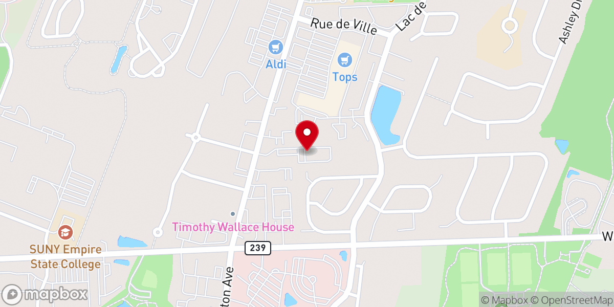 Map showing location of Journey Church