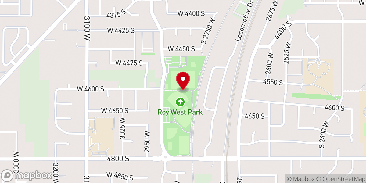 Map showing location of West Park
