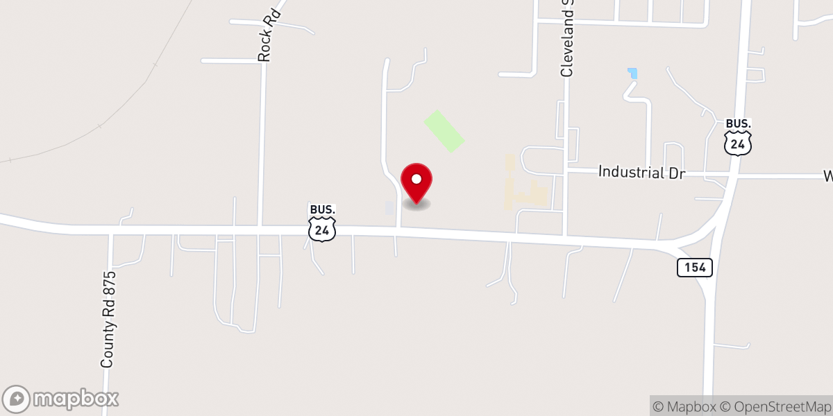 Map showing location of Saint Francis Cabrini Church