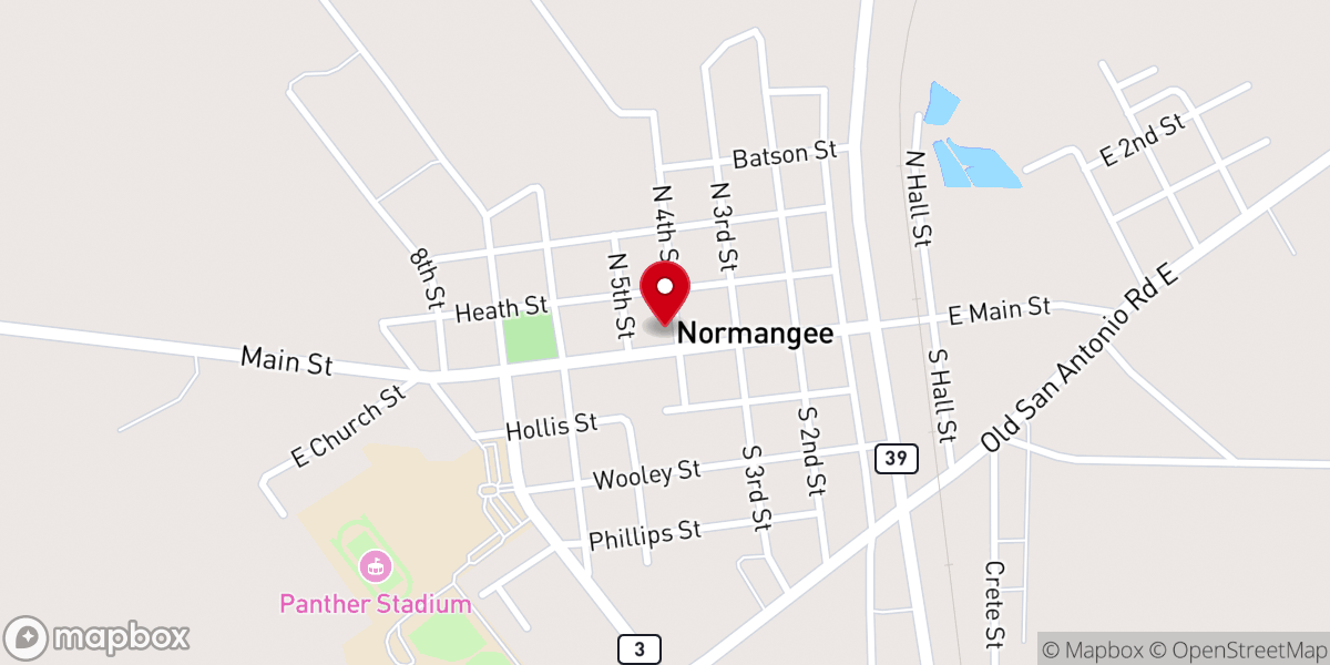 Map showing location of First Methodist Church