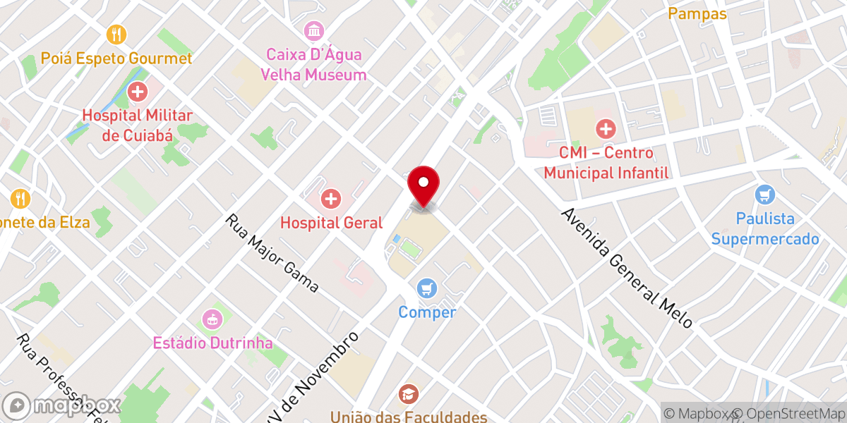 Map showing location of Santuário Nossa Senhora Auxiliadora