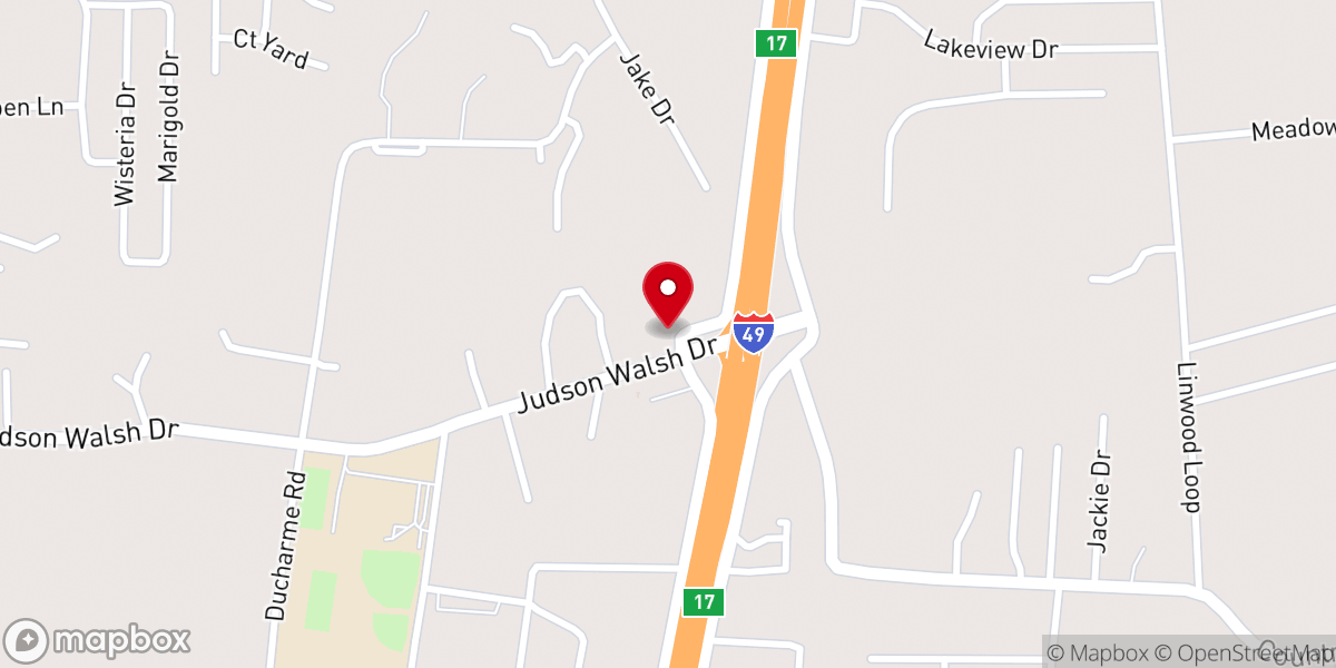 Map showing location of First Pentecostal Church