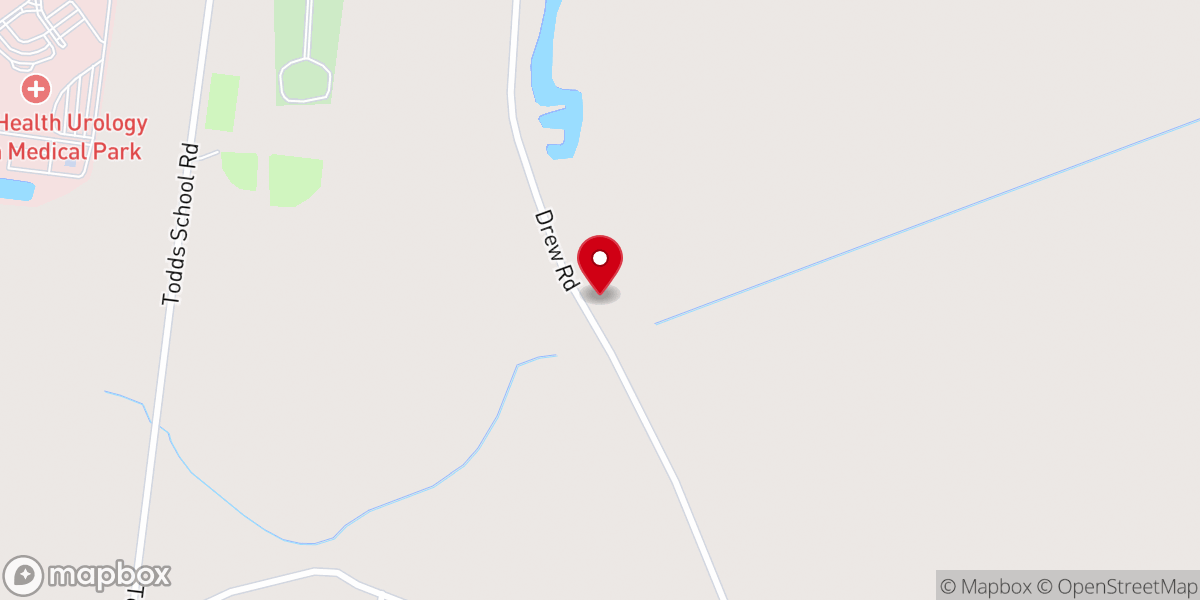 Map showing location of Mullins - Marion Original Free Will Baptist Church