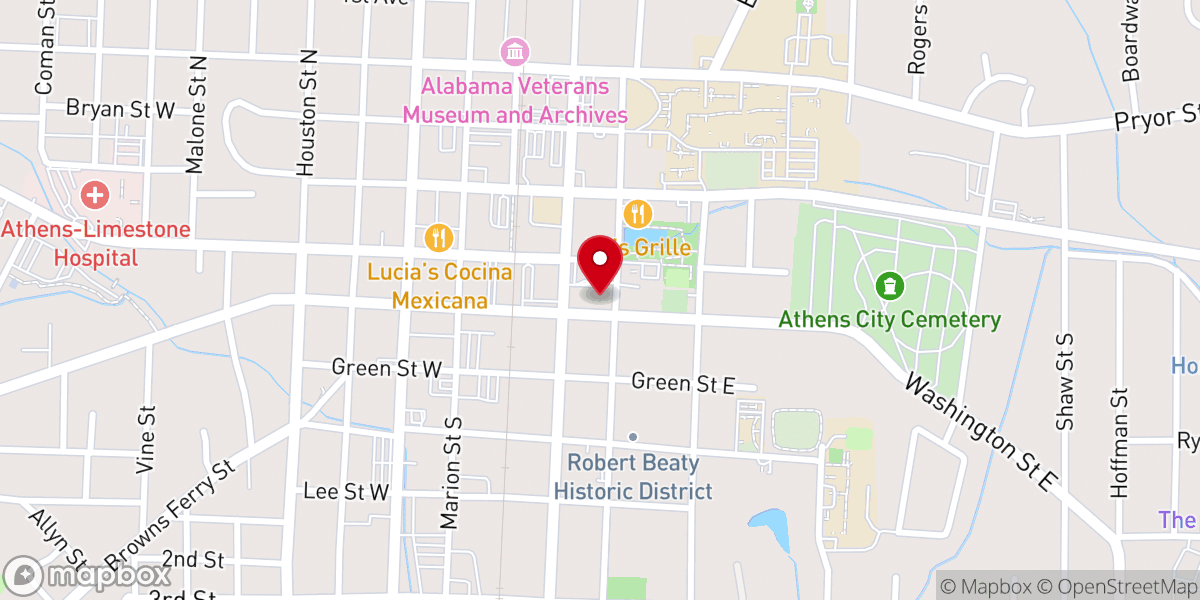 Map showing location of Saint Timothy Episcopal Church