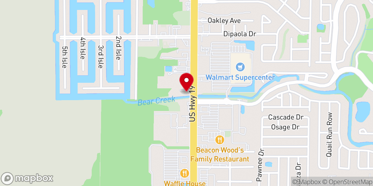 Map showing location of TailGate Church
