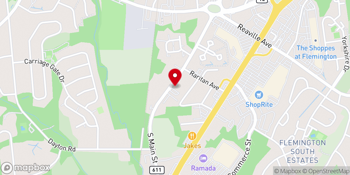 Map showing location of Calvary Baptist Church & Brazilian Baptist Church
